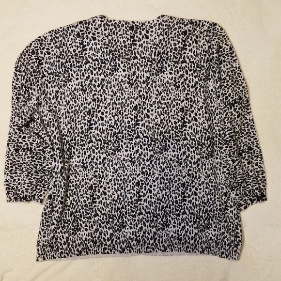 Silx by August Silks Animal Print Cardigan - Picture 3 of 3
